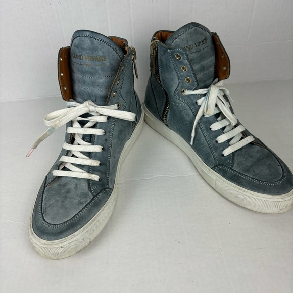 Grand Voyage Other - Grand Voyage/LA “Belmondo High”high-top sneakers in blue burnished Men’s 9.5